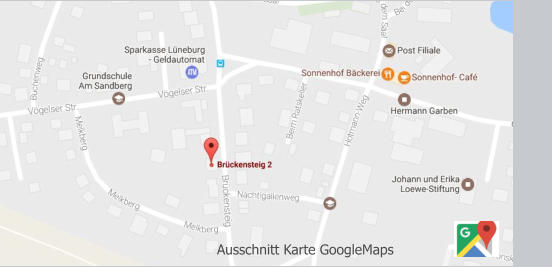 Ausschnitt Karte GoogleMaps